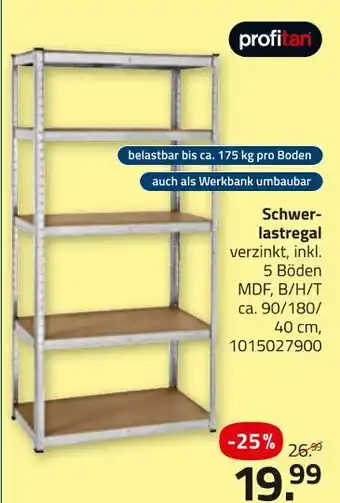 ROLLER Profitan schwerlastregal Angebot