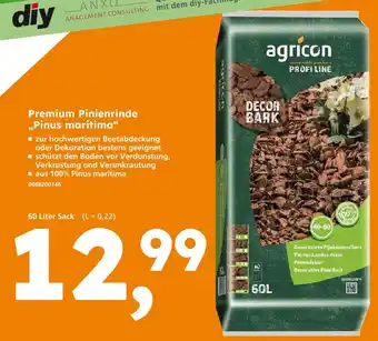 Globus Baumarkt Agricon premium pinienrinde 'pinus maritima' Angebot