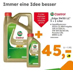 Globus Baumarkt Castrol edge 5w30 ll 5 + 1 liter Angebot