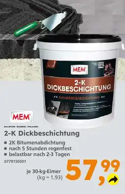Globus Baumarkt Mem 2-k dickbeschichtung Angebot