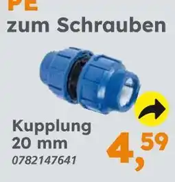 Globus Baumarkt Pe kupplung Angebot