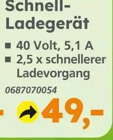 Globus Baumarkt Schnell-ladegerät Angebot