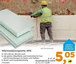 Globus Baumarkt Wärmedämmplatte xps Angebot