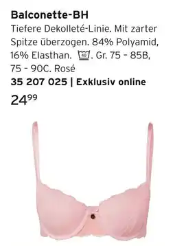 Tchibo Balconette-bh Angebot