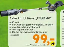 Globus Baumarkt Akku laubbläser pmab 40 Angebot
