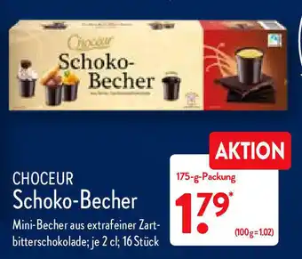 Aldi Nord Choceur Schoko Becher 175g Angebot