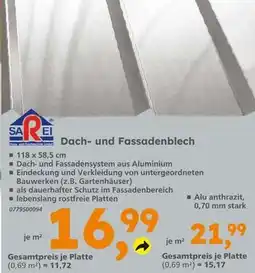 Globus Baumarkt Sarei dach- und fassadenblech Angebot