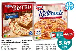 PENNY Dr. oetker bistro flammkuchen oder ristorante pizza Angebot