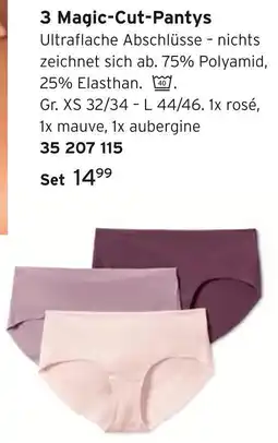 Tchibo Magic-cut-pantys Angebot