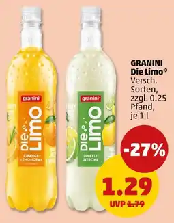 PENNY Granini die limo orange-lemongras Angebot