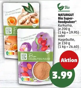 PENNY Naturgut bio kurkuma superfoodpulver Angebot