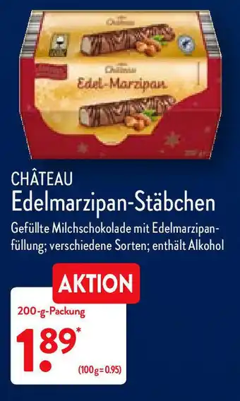 Aldi Nord Château Edelmarzipan Stäbchen 200g Angebot