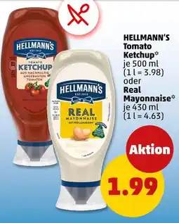 PENNY Hellmann's tomato ketchup oder mayonnaise Angebot