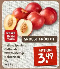 nahkauf Rewe beste wahl gelb- oder weißfleischige nektarinen Angebot