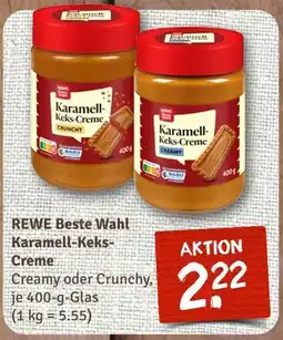 nahkauf Rewe beste wahl karamell-keks-creme crunchy Angebot