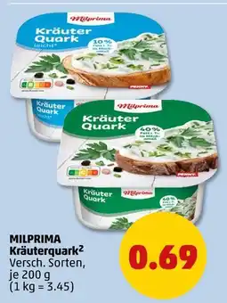 PENNY Milprima kräuterquark leicht Angebot