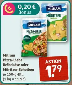 nahkauf Milram pizza-liebe reibekäse Angebot