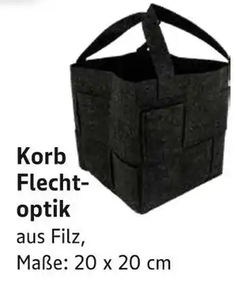 E-Center Korb flechtoptik Angebot