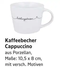 E-Center Kaffeebecher cappuccino Angebot