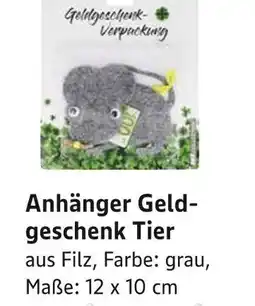 E-Center Anhänger geldgeschenk tier Angebot