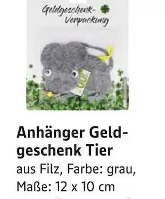 E-Center Anhänger geldgeschenk tier Angebot