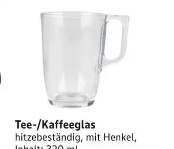 E-Center Tee-/kaffeeglas Angebot