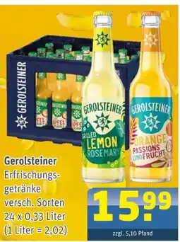 Getränke Arena Gerolsteiner erfrischungsgetränke Angebot