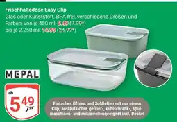 Globus Mepal frischhaltedose easy clip 450 ml Angebot