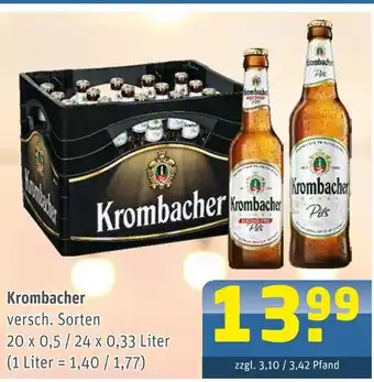 Getränke Arena Krombacher krombacher versch. sorten Angebot
