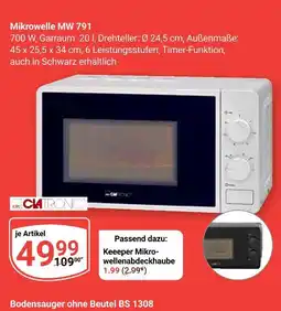 Globus Clatronic mikrowelle mw 791 Angebot