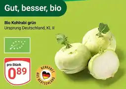 Globus Bio kohlrabi grün Angebot