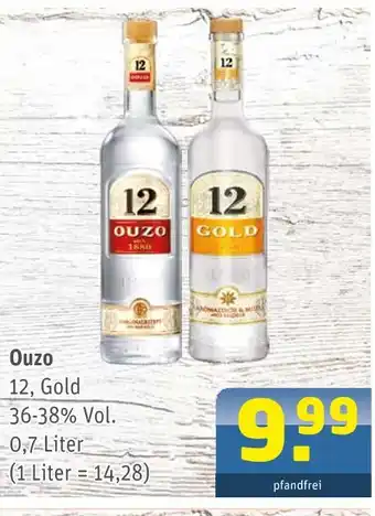 Getränke Arena Ouzo 12 Angebot