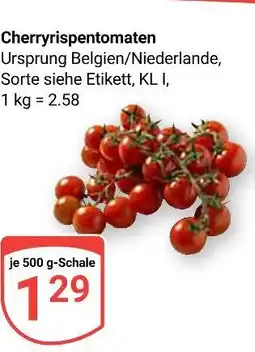 Globus Cherry-rispentomaten Angebot