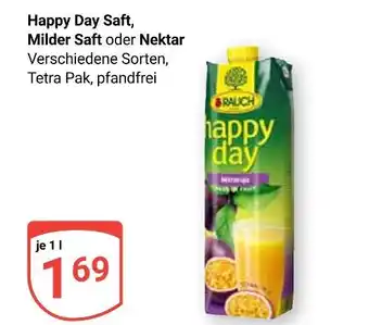 Globus Rauch happy day saft Angebot