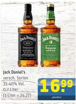 Getränke Arena Jack daniel's tennessee whiskey Angebot