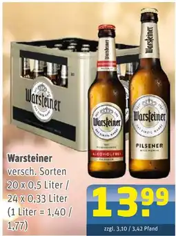 Getränke Arena Warsteiner versch. sorten Angebot