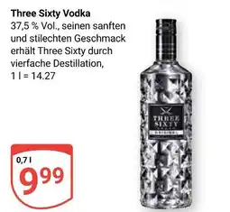 Globus Three sixty vodka Angebot