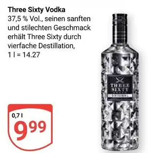 Globus Three sixty vodka Angebot