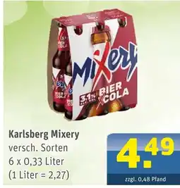 Getränke Arena Karlsberg mixery bier & cola Angebot