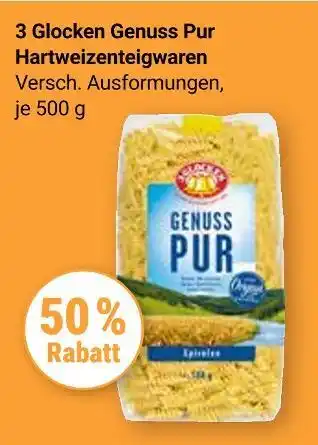 Globus 3 glocken genuss pur hartweizenteigwaren Angebot