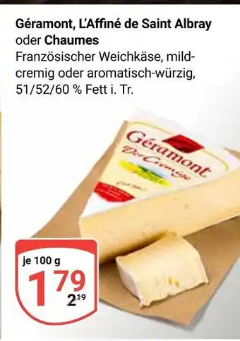 Globus Géramont l'affiné de saint albray Angebot