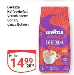 Globus Lavazza kaffeevielfalt caffe crema Angebot
