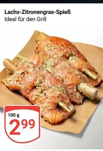 Globus Lachs-zitronengras-spieß Angebot