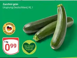 Globus Zucchini grün Angebot
