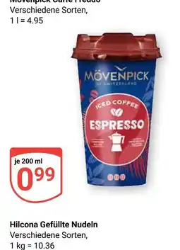 Globus Mövenpick caffè freddo espresso Angebot