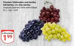 Globus Premium tafeltrauben rosé kernlos Angebot