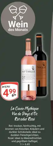 Globus La cuvée mythique rot Angebot