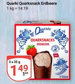 Globus Quarki quarksnack erdbeere Angebot