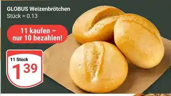 Globus Globus weizenbrötchen Angebot