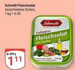 Globus Schmidt fleischsalat Angebot